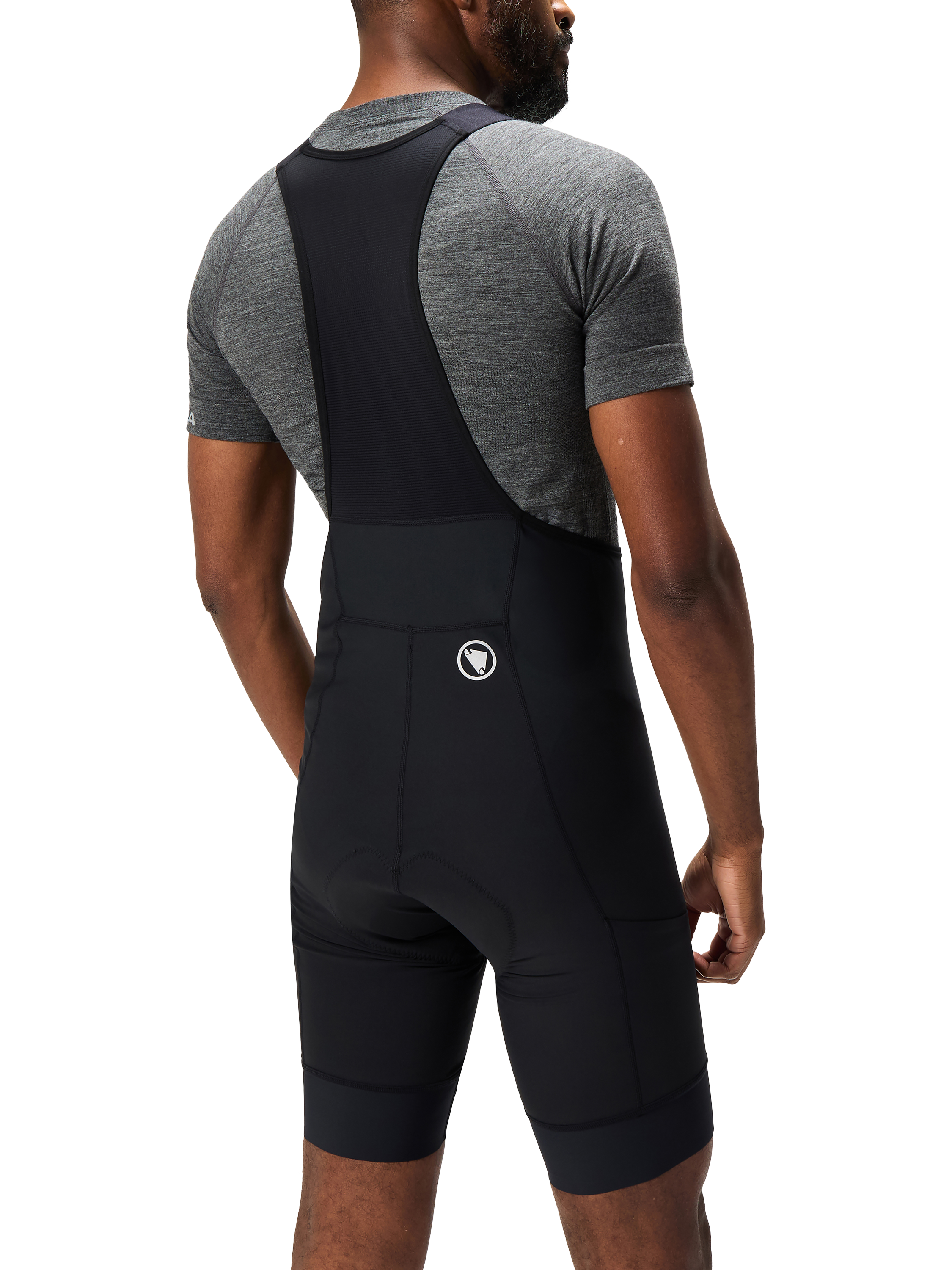 Product image 2 of 3, which shows Endura Men's Loop Bibshort, Bk Black, L