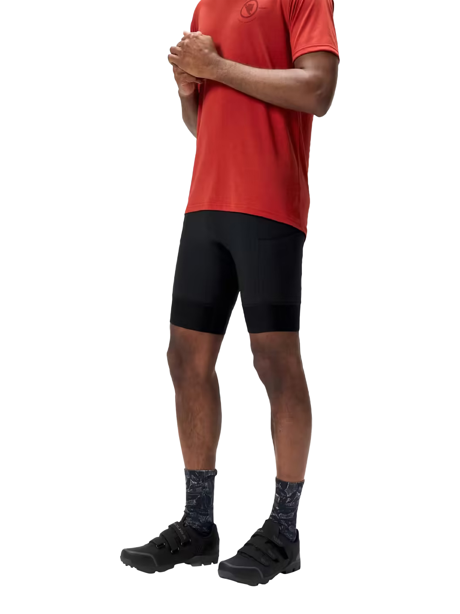 Product image 2 of 4, which shows Endura Men's Loop Waist Shorts, Bk Black, S
