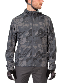 Endura Hummvee Windshell Jacket, Grey Camo, Grey Camo