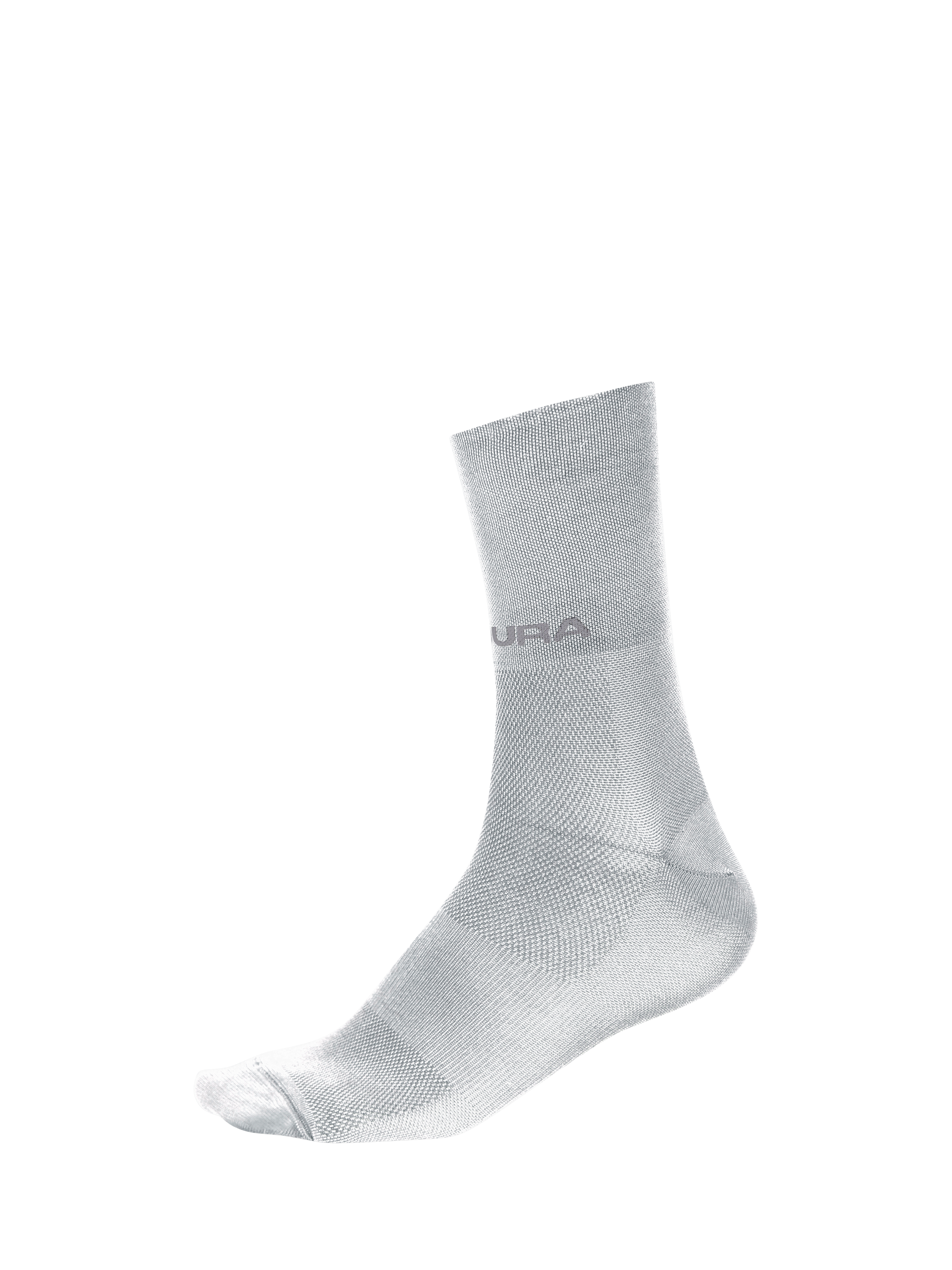 Product image 1 of 1, which shows Endura Men's Pro SL II Sports Socks, Ha Haar Grey, S-M