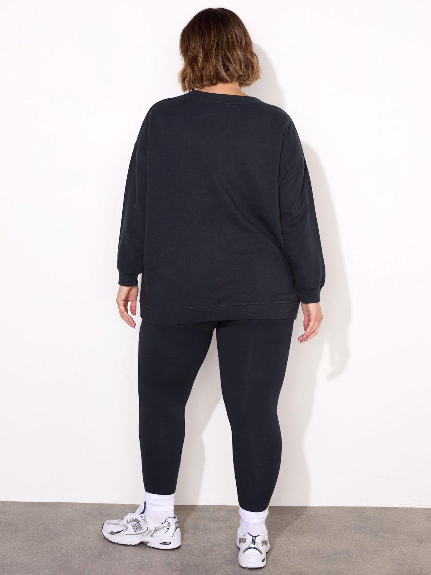 Product image 2 of 2, which shows Live Unlimited Curve Petite Stretch Leggings, Blue, 12Pt