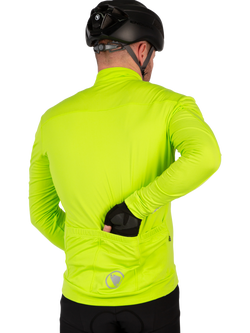 Endura Men's Xtract Roubaix Long Sleeve Sports Jacket, Yv Hi-viz Yellow - view 2, Yv Hi-viz Yellow