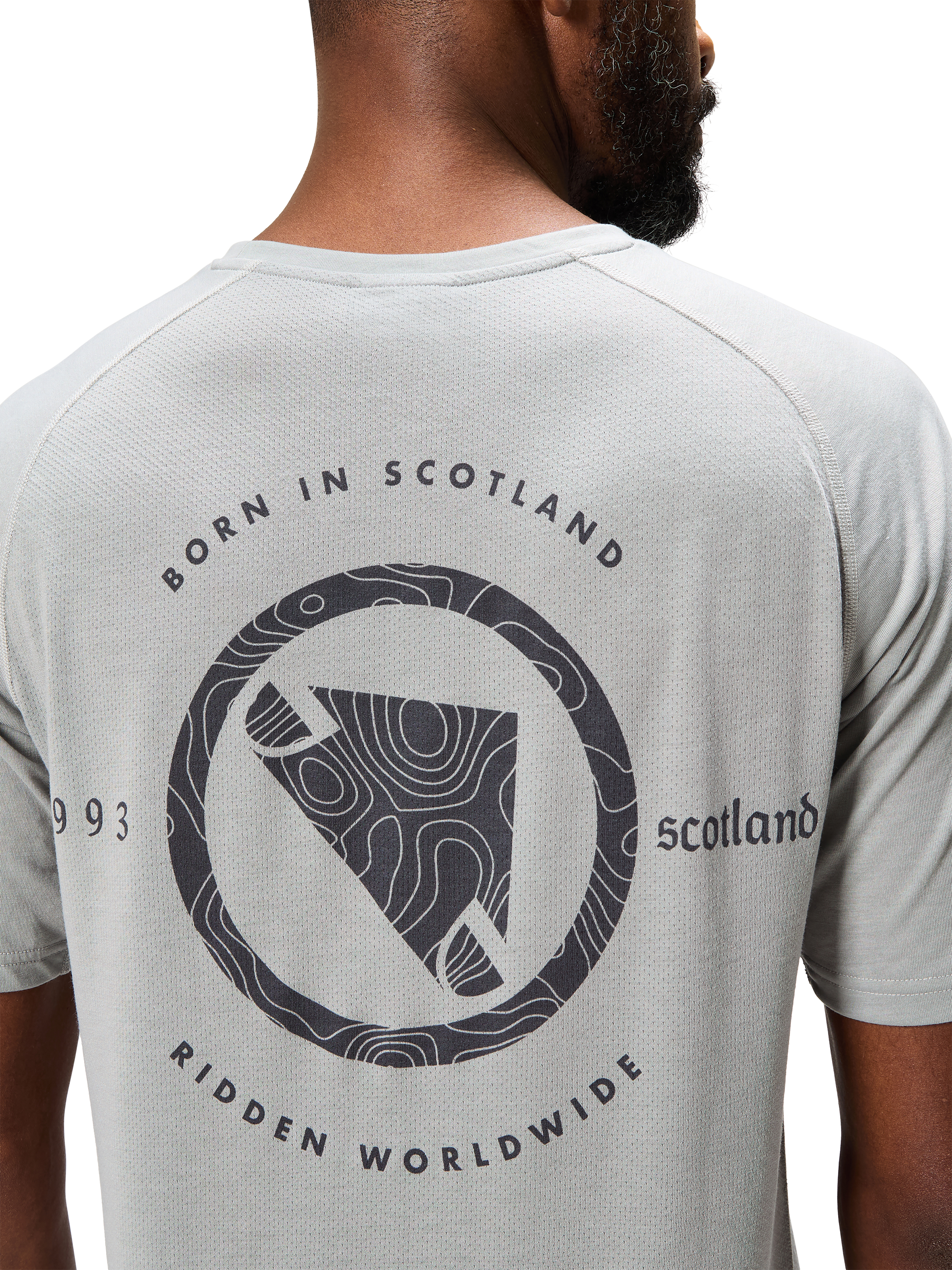 Product image 3 of 5, which shows Endura Loop Short Sleeve T-Shirt, Grey, S