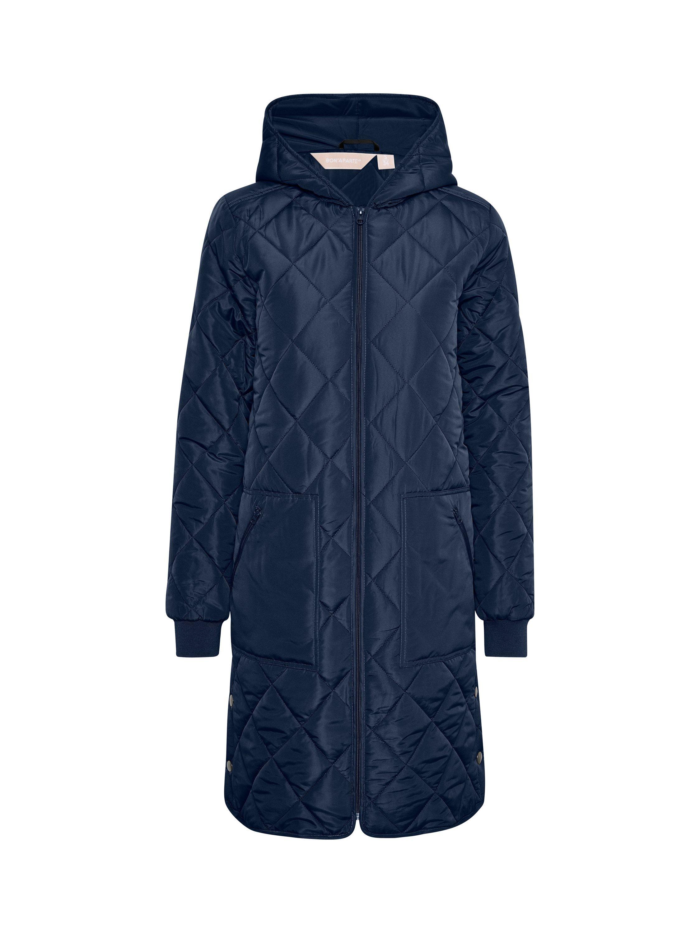 Product image 5 of 6, which shows KAFFE Tilla Quilted Coat, Midnight Marine, XS