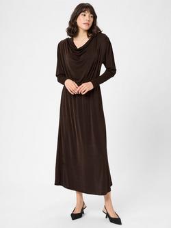 KAFFE Gina Jersey Midi Dress, Black Coffee, Black Coffee