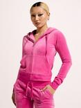 Juicy Couture Robertson Classic Velour Hoodie, Very Berry