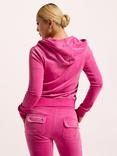 Juicy Couture Robertson Classic Velour Hoodie, Very Berry