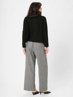 KAFFE May Embellished Bow Cardigan, Black - view 2, Black