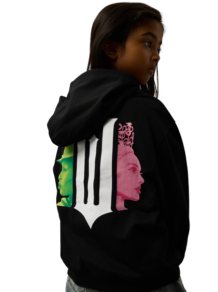 NAME IT Kids' Wicked Hoodie, Black - view 2, Black