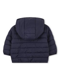 Timberland Kids' Zip Front Hooded Puffer Jacket, Navy - view 2, Navy