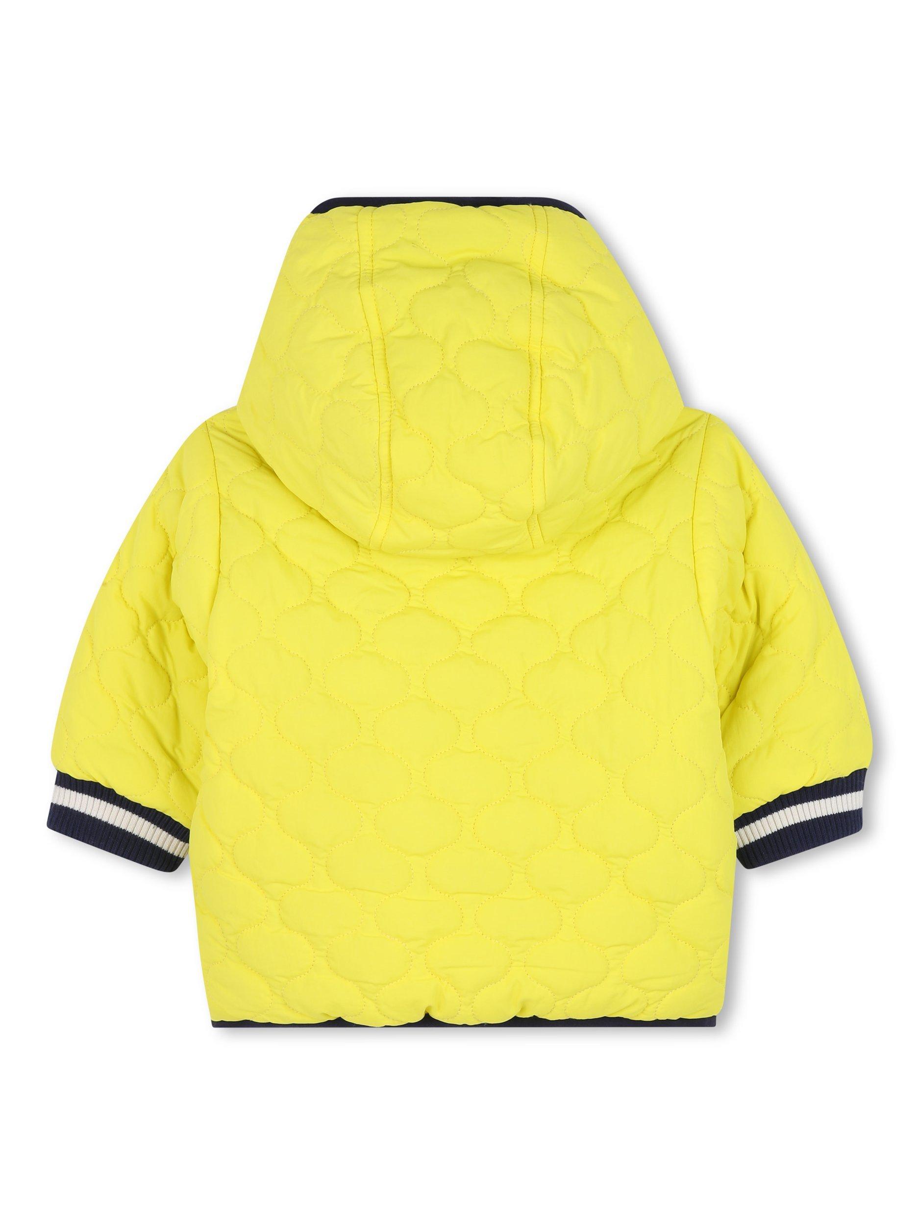 Product image 2 of 2, which shows Timberland Baby Reversible Hooded Jacket, Neon Yellow, 3 months