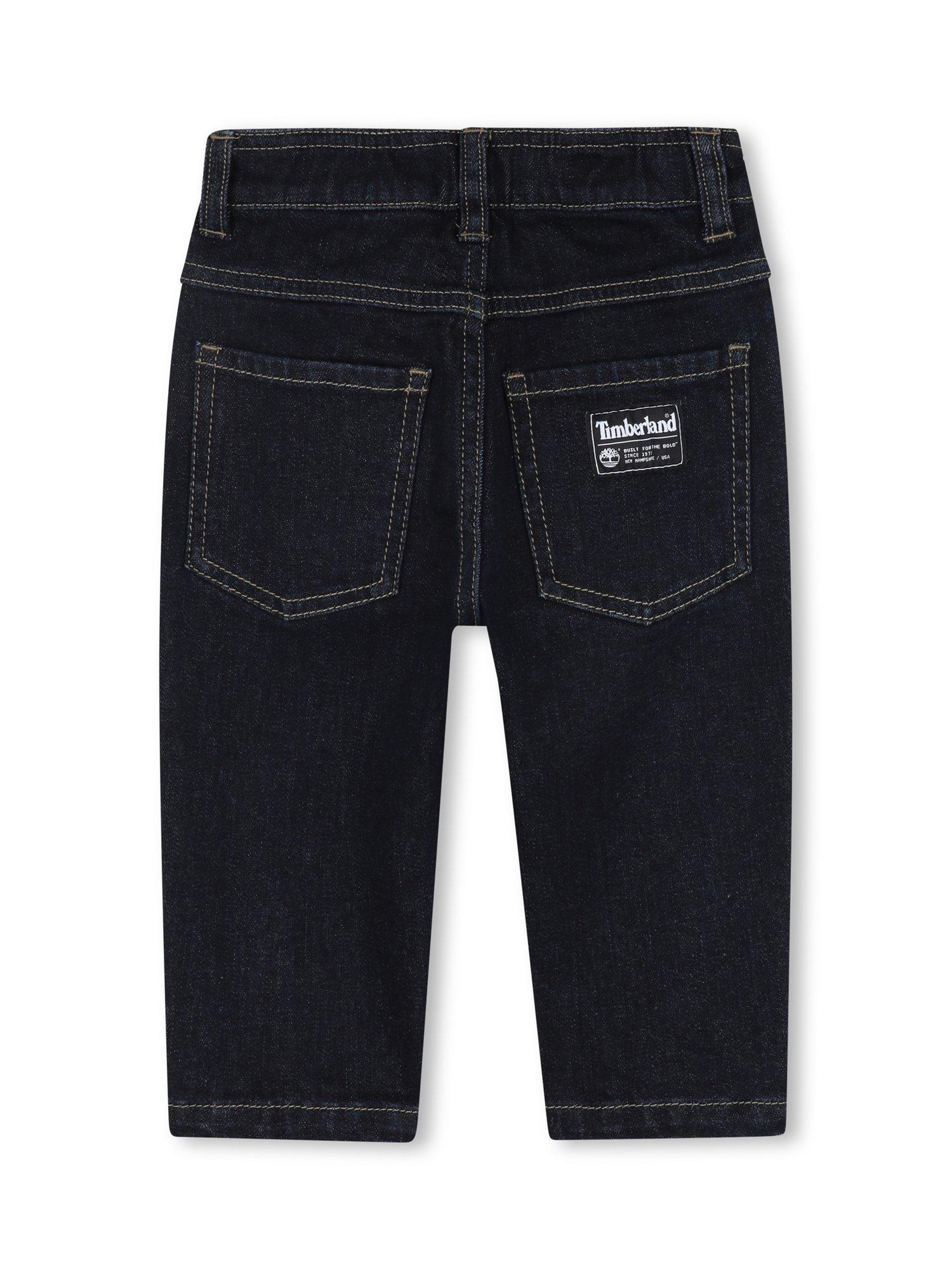 Product image 2 of 2, which shows Timberland Baby Straight Jeans, Denim Blue, 2 years