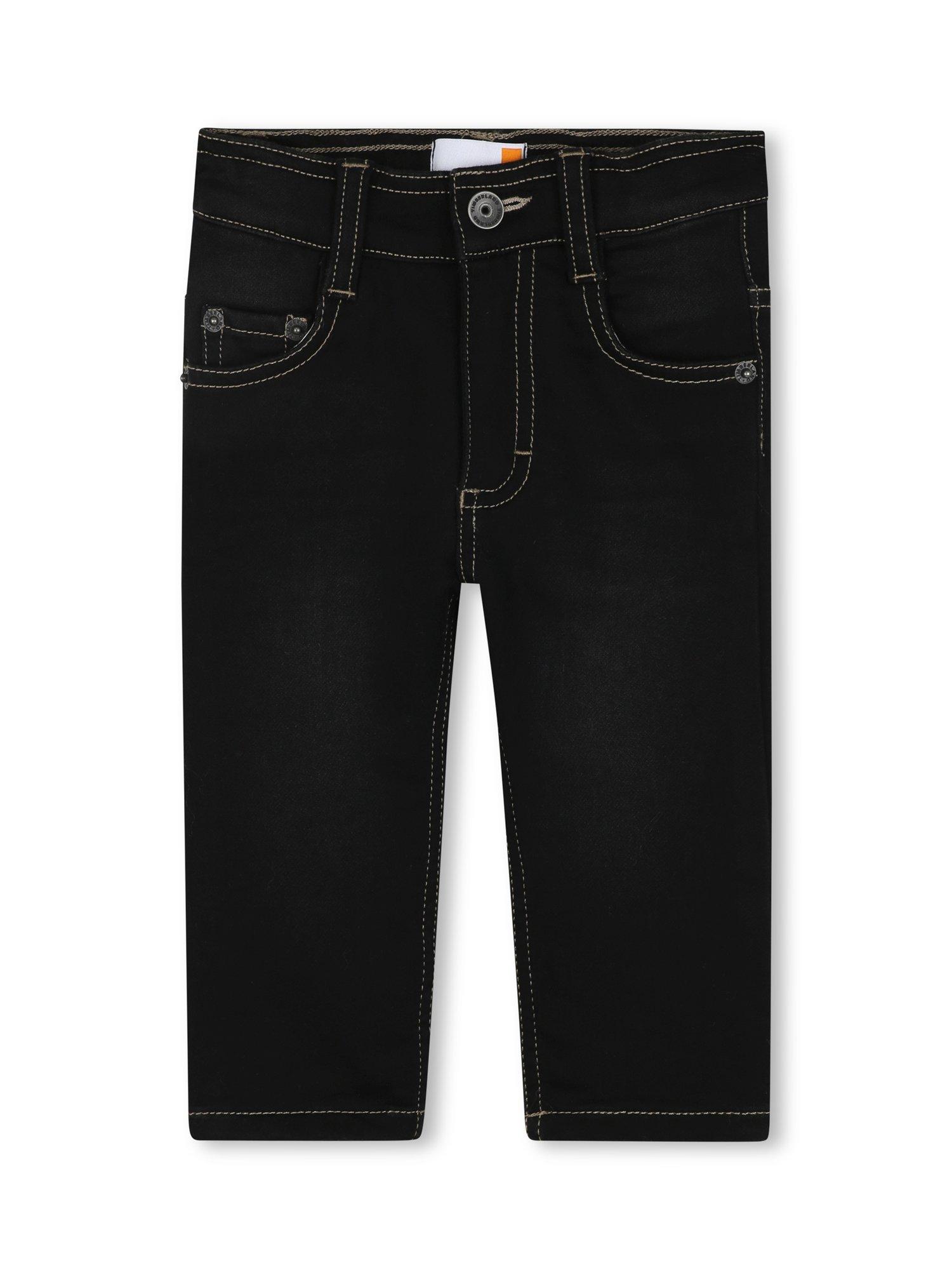 Product image 1 of 2, which shows Timberland Baby Straight Jeans, Denim Black, 2 years