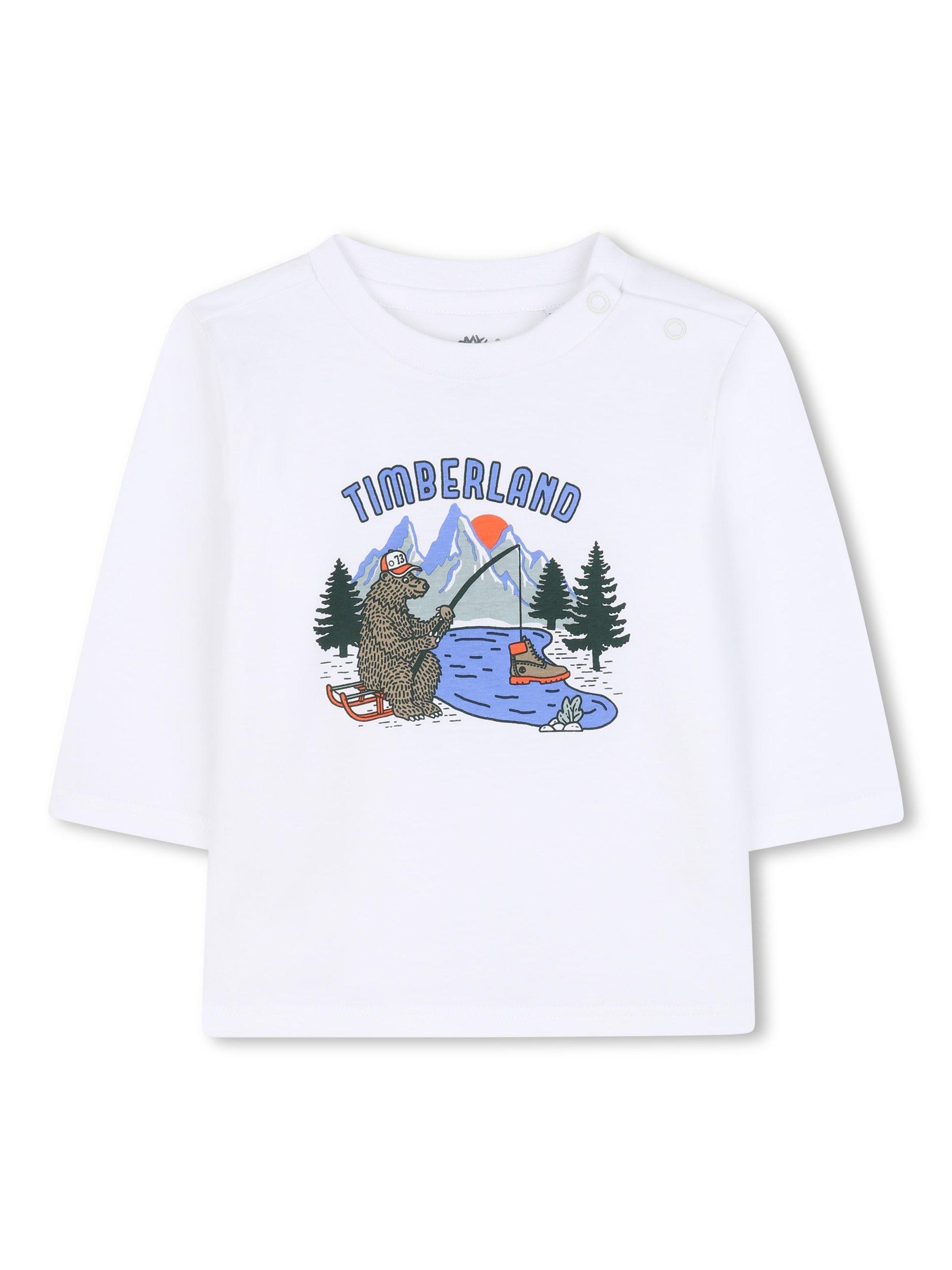 Product image 1 of 2, which shows Timberland Baby T-Shirt, White, 2 years