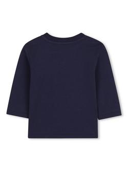 Timberland Baby Long Sleeve T-Shirt, Navy - view 2, Navy
