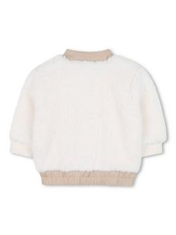 Timberland Baby Fleece Cardigan, Ivory - view 2, Ivory