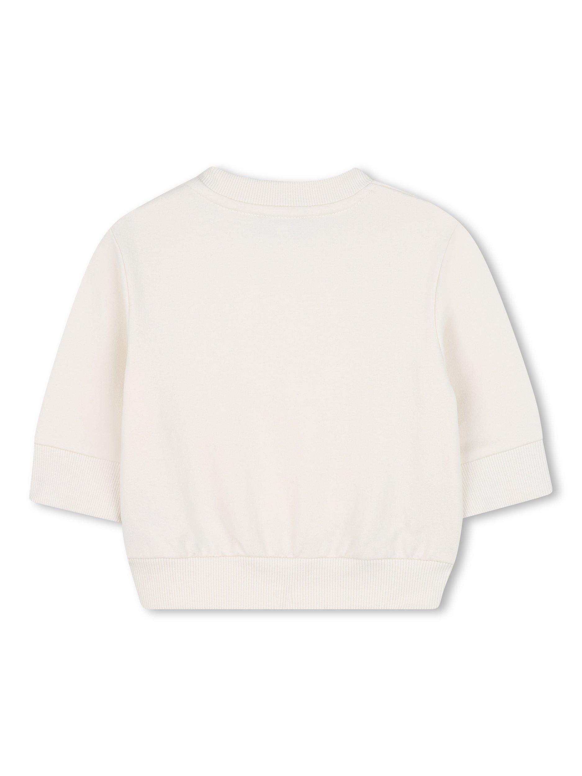 Product image 2 of 2, which shows Timberland Baby Sweatshirt, Ivory, 3 months