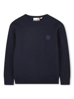 Timberland Kids' Crew Neck Jumper, Navy, Navy