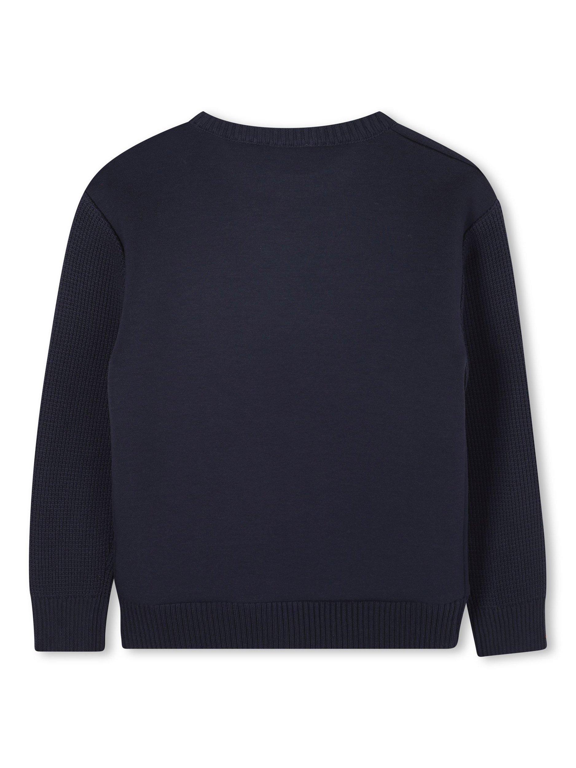 Product image 2 of 2, which shows Timberland Kids' Crew Neck Jumper, Navy, 4 years