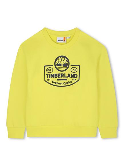 Timberland Kids' Sweatshirt, Neon Yellow, Neon Yellow