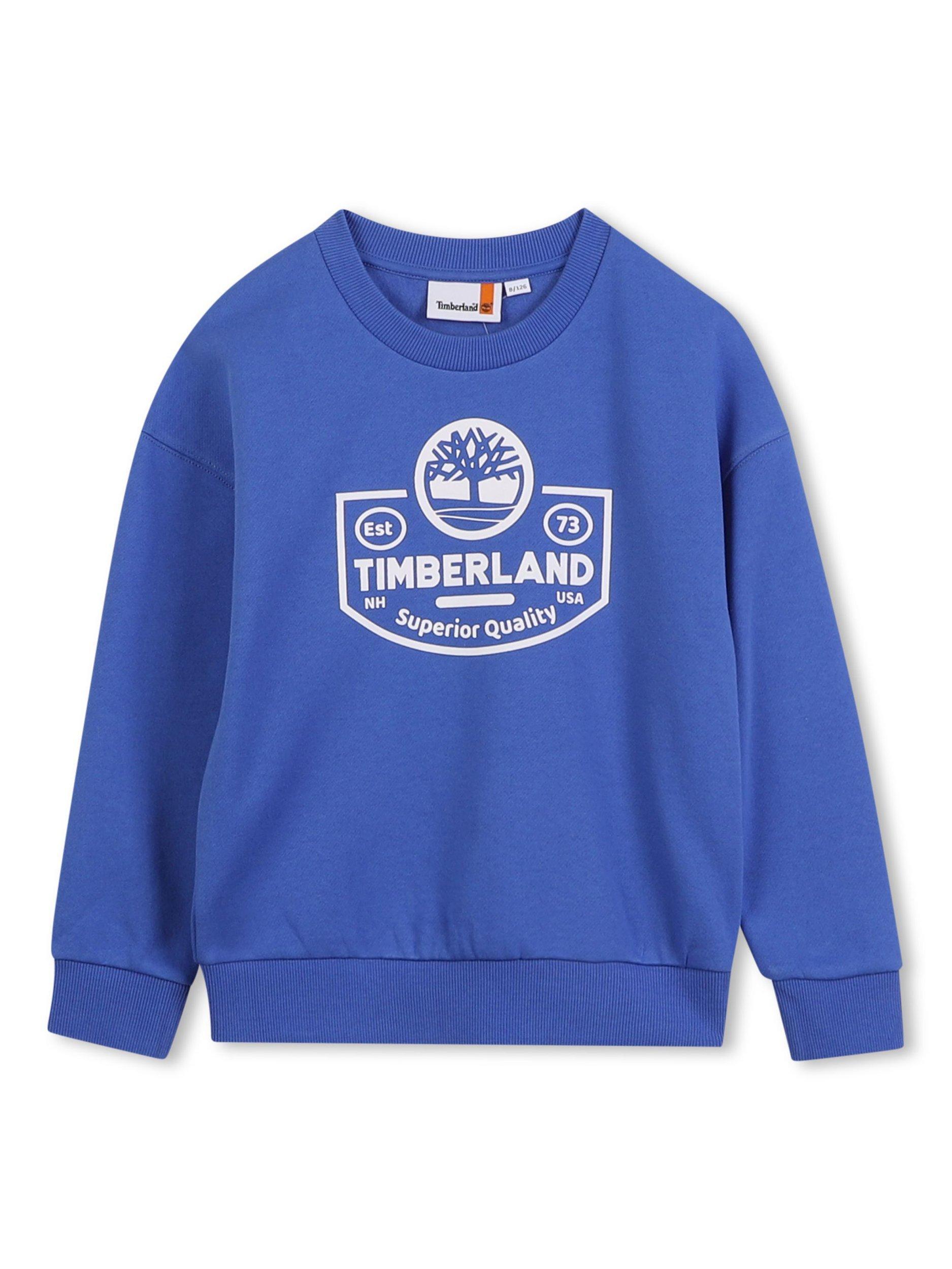 Product image 1 of 2, which shows Timberland Kids' Sweatshirt, Lavender Blue, 4 years
