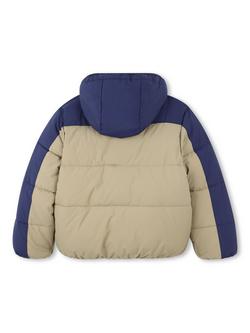 Timberland Kids' Hooded Puffer Jacket, Khaki - view 2, Khaki