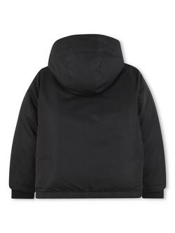 Timberland Kids' Water Repellent Hooded Parka Jacket, Black - view 2, Black