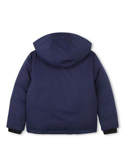 Timberland Kids' Water Repellent Hooded Parka Jacket, Navy - view 2, Navy