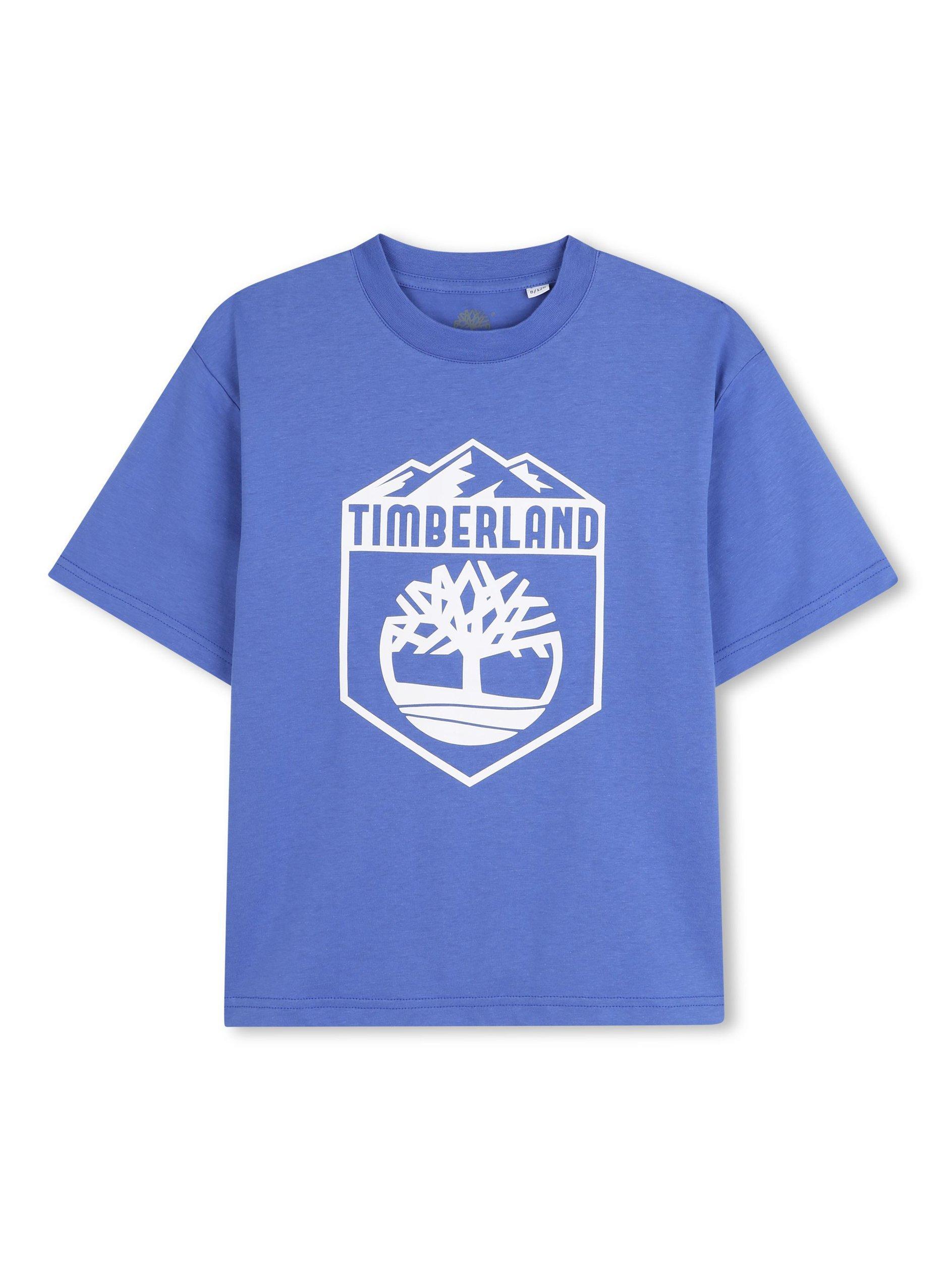 Product image 1 of 2, which shows Timberland Kids' T-Shirt, Lavender Blue, 4 years