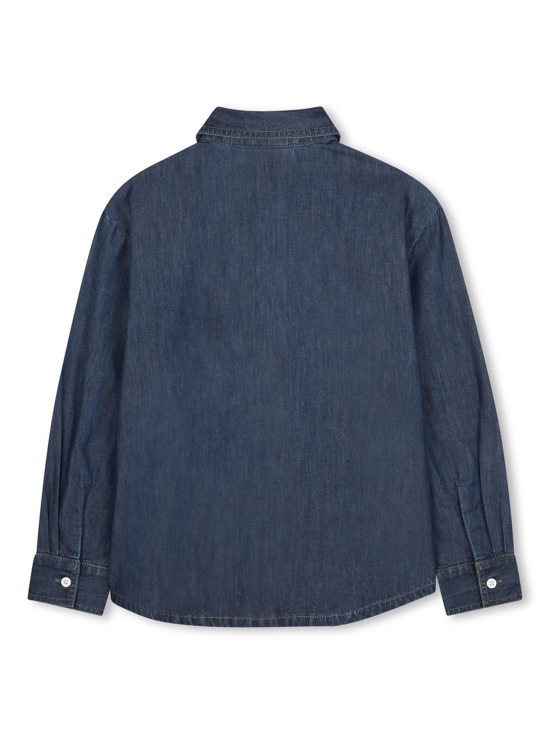 Product image 2 of 2, which shows Timberland Kids' Shirt, Denim Blue, 4 years