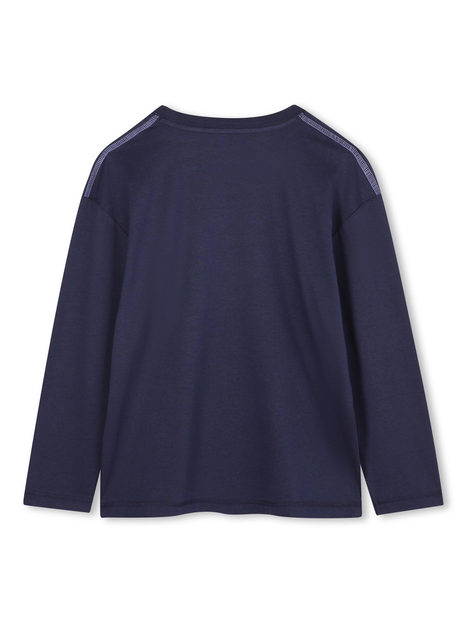 Product image 2 of 2, which shows Timberland Kids' Long Sleeve T-Shirt, Navy, 4 years