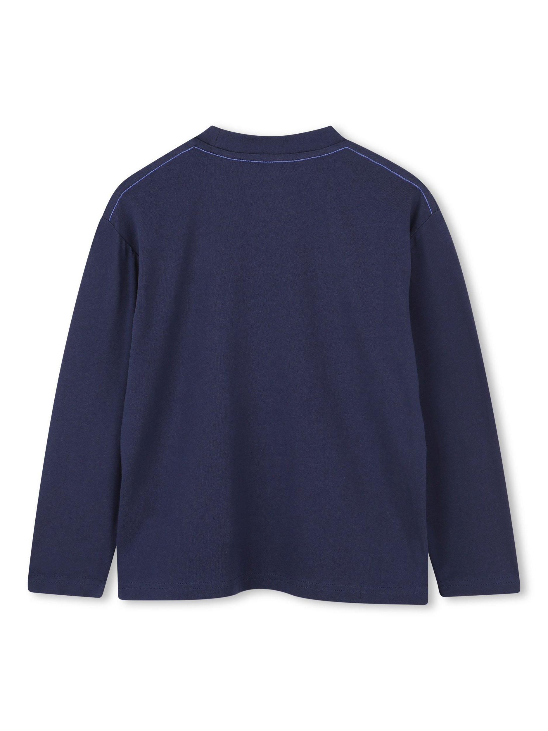 Product image 2 of 2, which shows Timberland Kids' Long Sleeve T-Shirt, Navy, 4 years