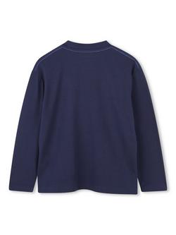 Timberland Kids' Long Sleeve T-Shirt, Navy - view 2, Navy
