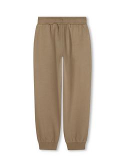 Timberland Kids' Cotton Blend Drawstring Jogging Bottoms, Khaki - view 2, Khaki