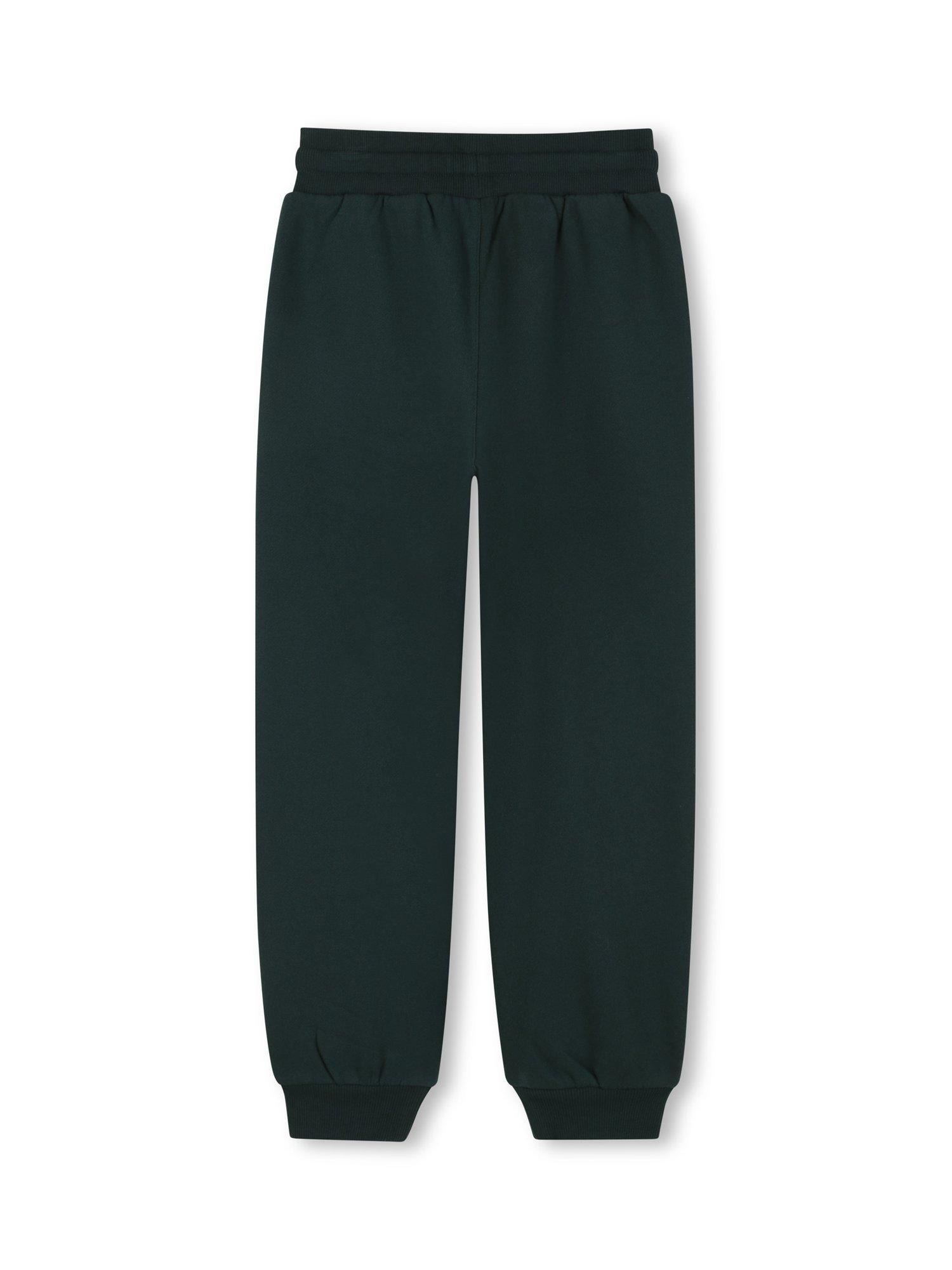 Product image 2 of 2, which shows Timberland Kids' Cotton Blend Drawstring Joggers, Dark Green, 4 years
