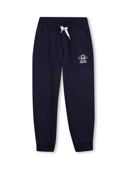 Timberland Kids' Cotton Blend Drawstring Jogging Bottoms, Navy, Navy