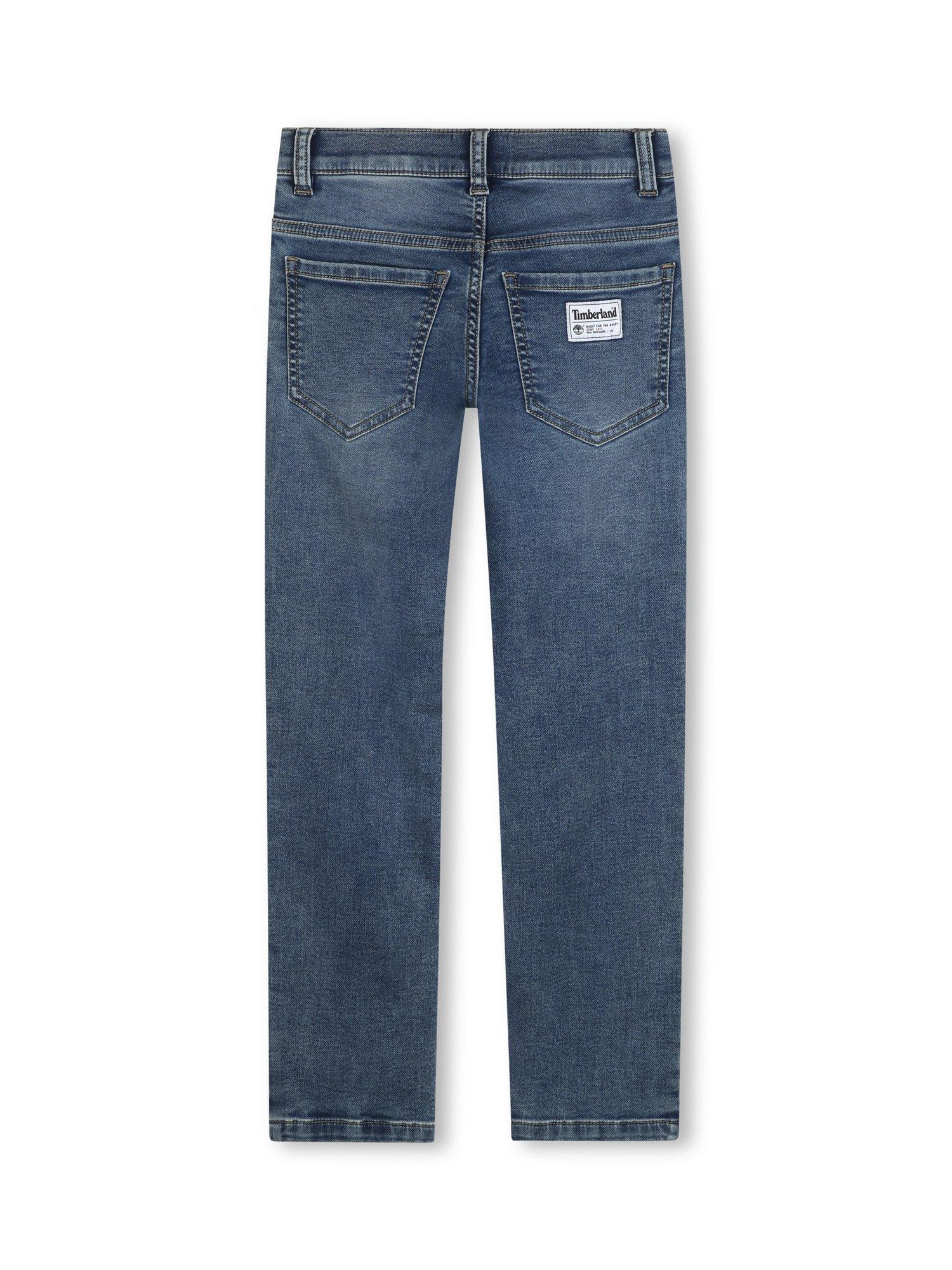 Product image 2 of 2, which shows Timberland Kids' Straight Jeans, Double Stone + Brush, 4 years