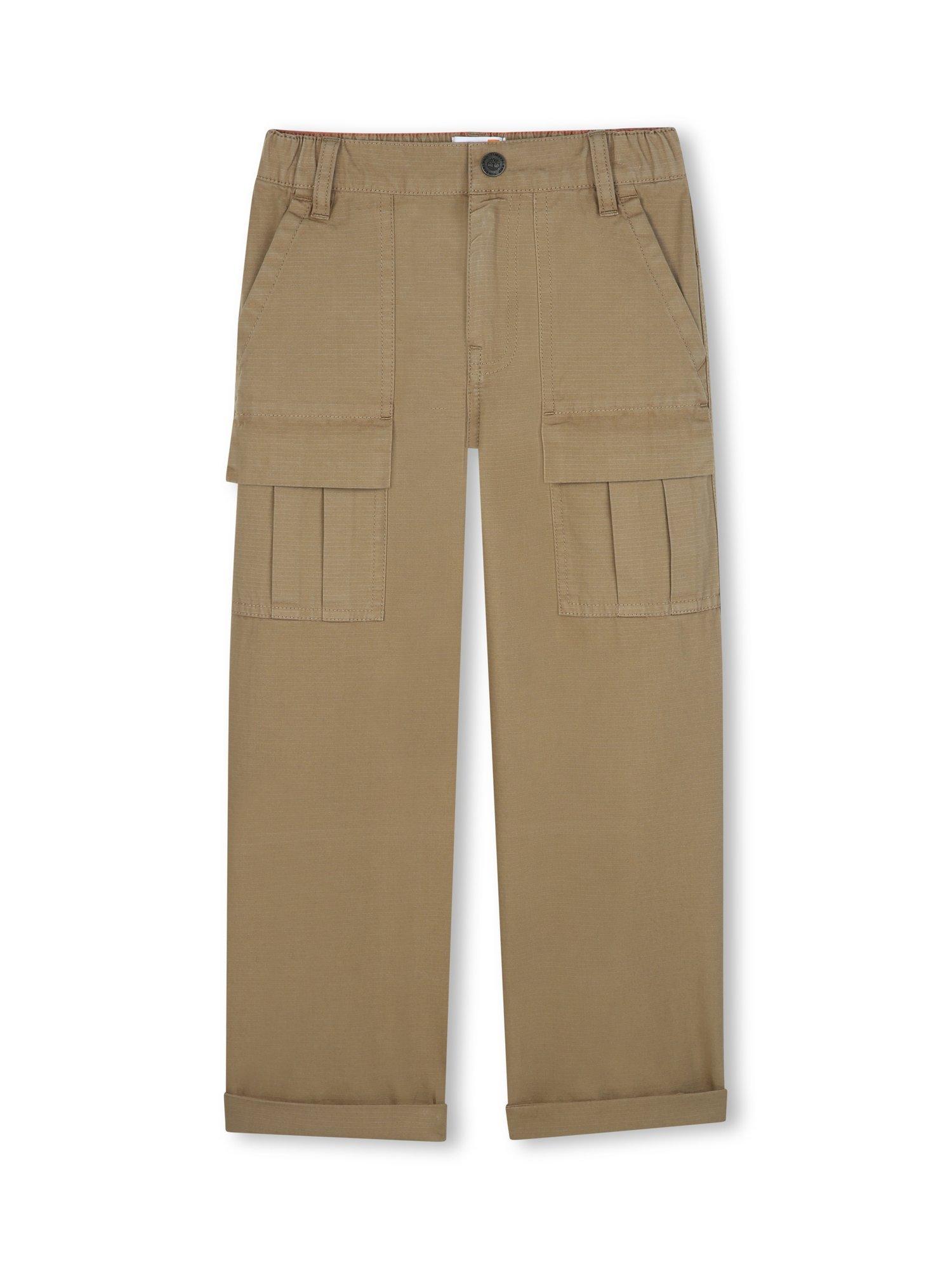 Product image 1 of 2, which shows Timberland Kids' Cargo Trousers, Khaki, 4 years