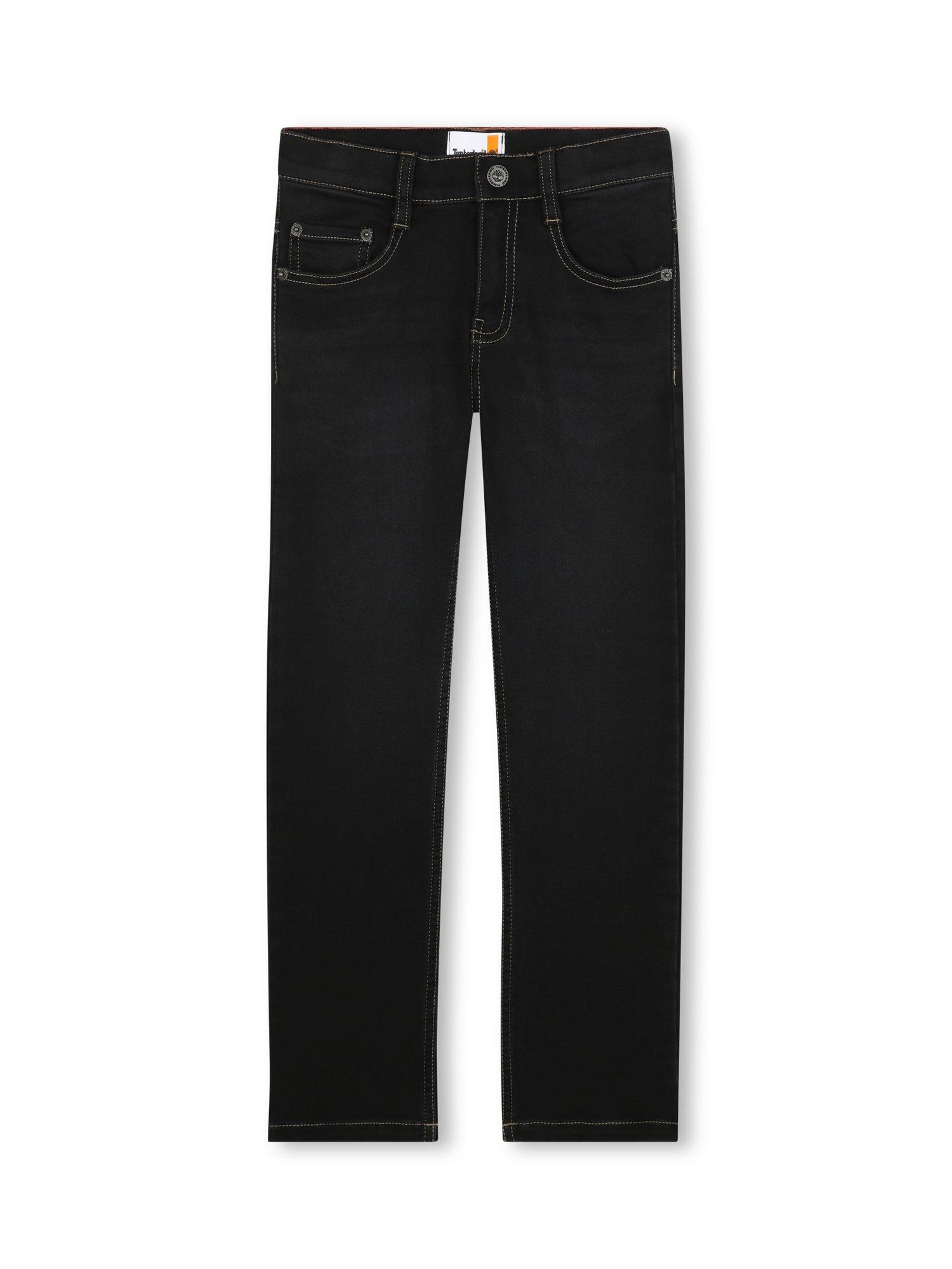 Product image 1 of 2, which shows Timberland Kids' Straight Jeans, Denim Black, 4 years