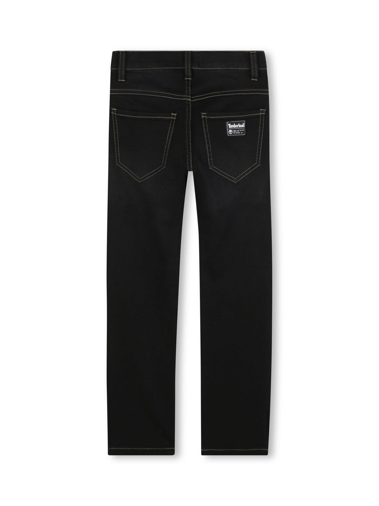 Product image 2 of 2, which shows Timberland Kids' Straight Jeans, Denim Black, 4 years