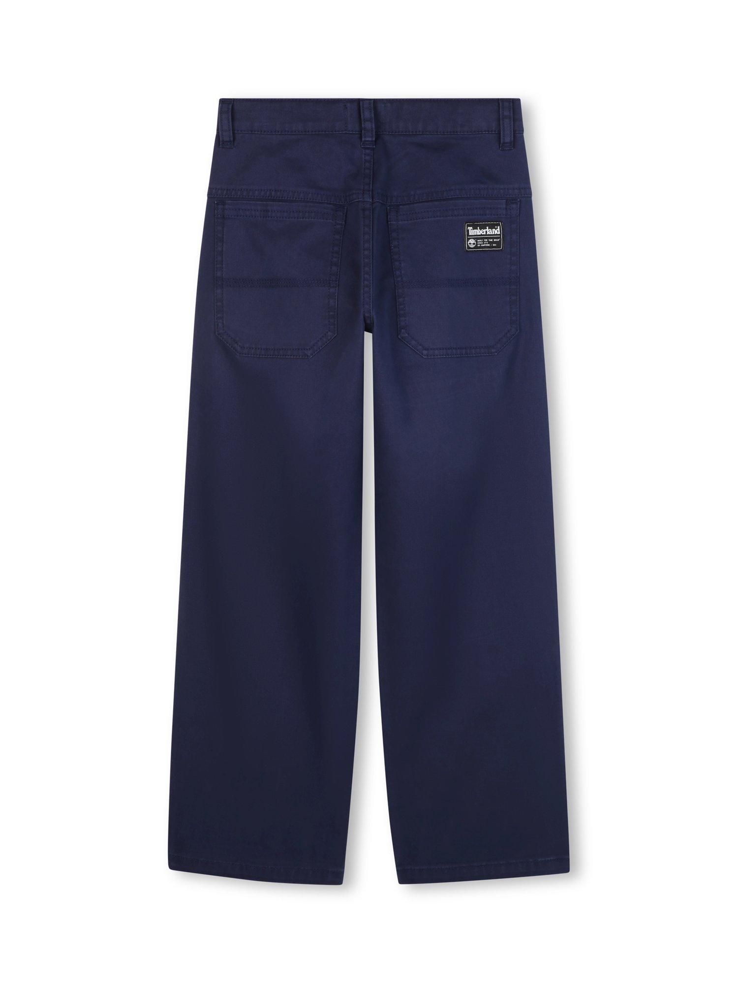 Product image 2 of 2, which shows Timberland Kids' Cargo Trousers, Navy, 4 years