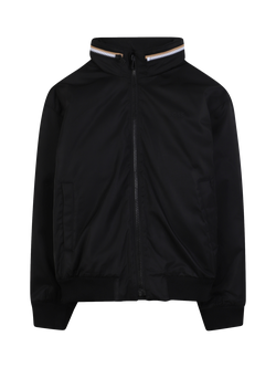 HUGO BOSS Kids' Casual Zip Jacket, Black