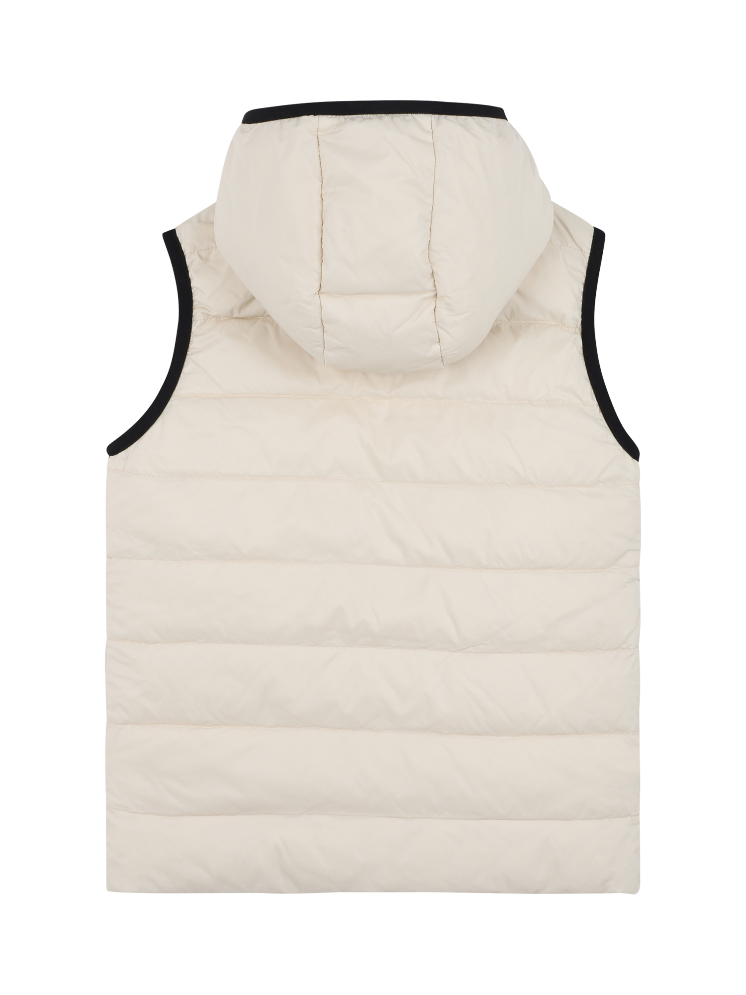 Product image 2 of 2, which shows HUGO BOSS Kids' Reversible Puffer Gilet, Sand, 4 years
