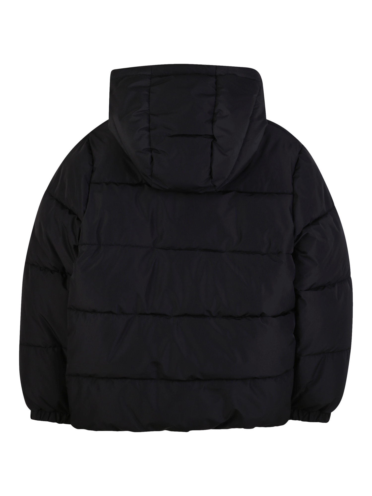 Product image 2 of 2, which shows HUGO BOSS Kids' Hooded Puffer Jacket, Black, 5 years