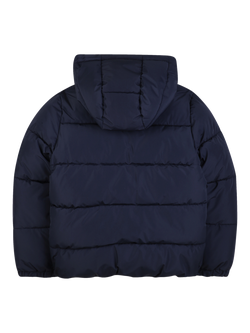 HUGO BOSS Kids' Hooded Puffer Jacket, Navy - view 2, Navy