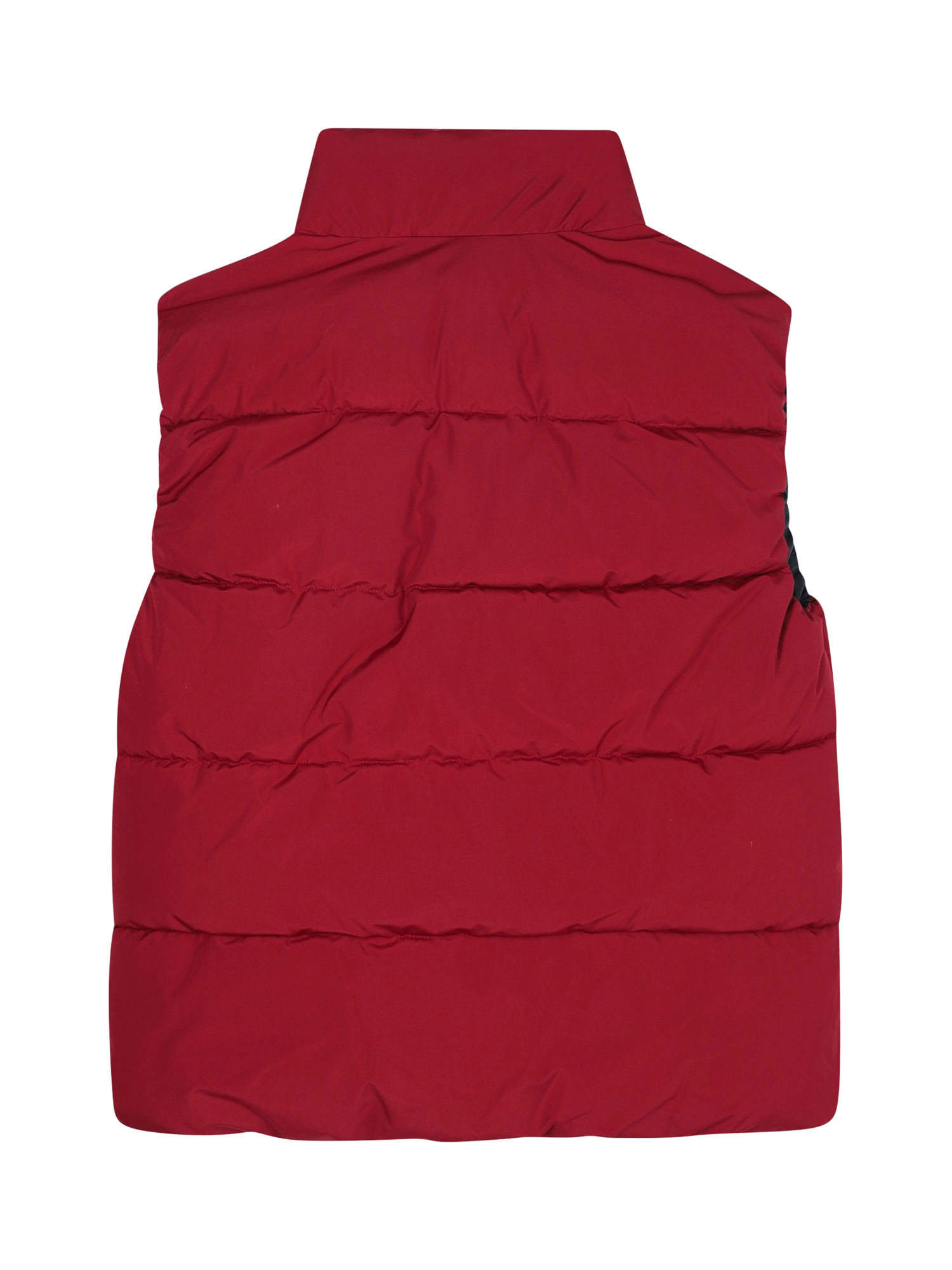 Product image 2 of 2, which shows HUGO BOSS Kids' Padded Logo Gilet, Dark Red, 4 years