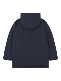 HUGO BOSS BOSS Kids' Ripstop Fabric Parka Jacket, Navy - view 2, Navy