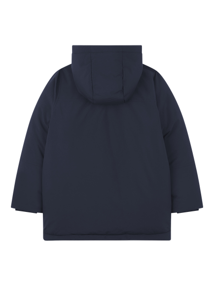 HUGO BOSS BOSS Kids' Ripstop Fabric Parka Jacket, Navy - view 2, Navy