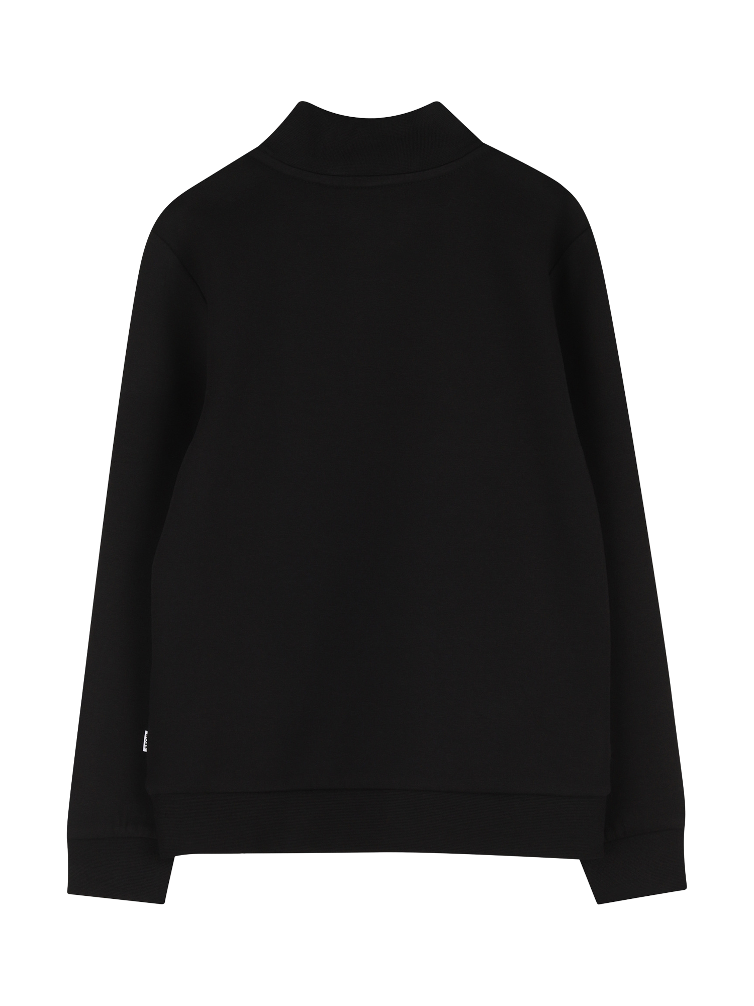 Product image 2 of 2, which shows BOSS Kids' Cotton Blend Zip-Neck Sweatshirt, Black, 4 years