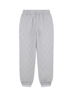 HUGO BOSS Kids' Quilted Jogging Bottoms, Chine Grey - view 2, Chine Grey